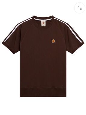 DANDY DEL MAR ‘The Marseille French Terry Pullover’ in Carajillo brown size S